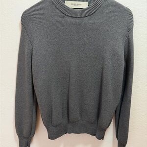 Golden Goose Charcoal Crewneck Sweater for Men